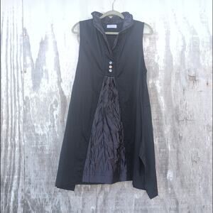 Terra SJ Apparel Pop Collar Irregular Avante Garde Dress Woemen's Size Large